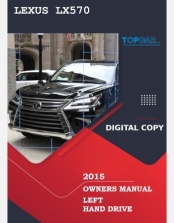 2015 LEXUS LX 570 OWNERS MANUAL